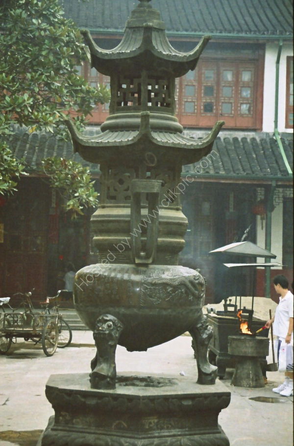 Bronze Incense Burner, Jade Buddha Temple, Shanghai